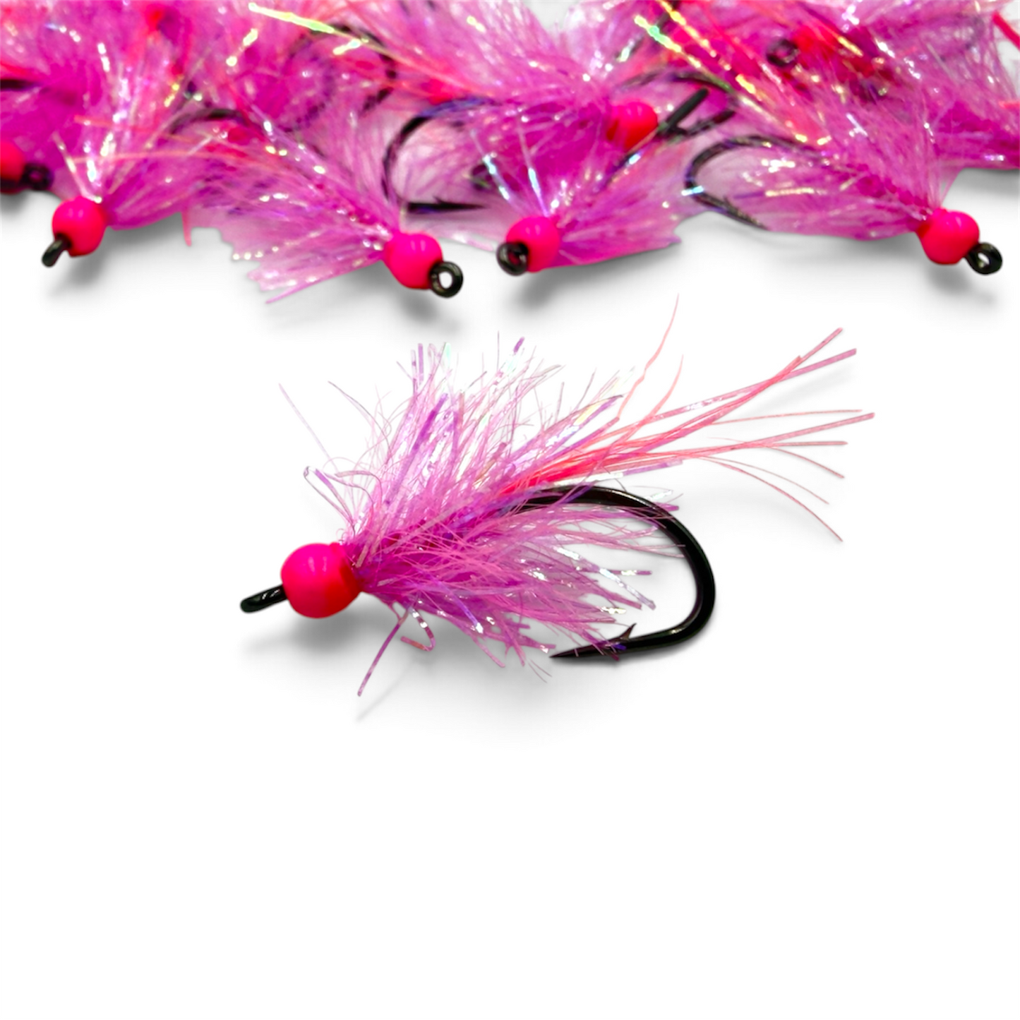 TODD'S PUNK ROCK PINK STREAMER FLY #8