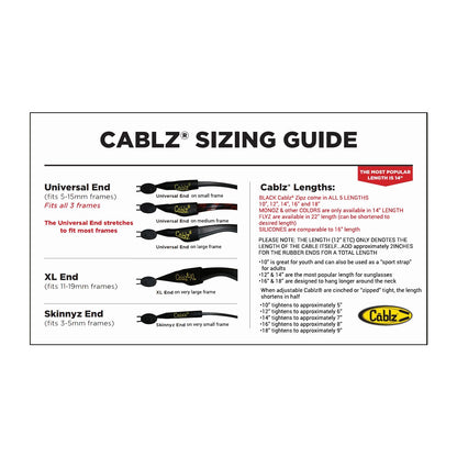CABLZ ADJUSTABLE SILICONE EYEWEAR RETAINER