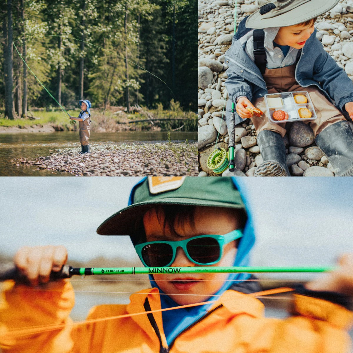 REDINGTON YOUTH MINNOW FLY FISHING COMBO 580-4