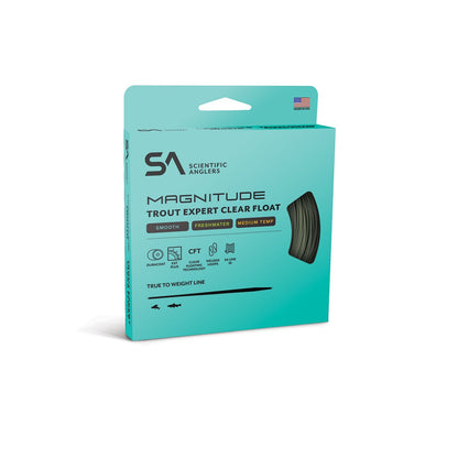 SA MAGNITUDE SMOOTH TROUT EXPERT 10‘ CLEAR FLOAT TIP FLY LINE