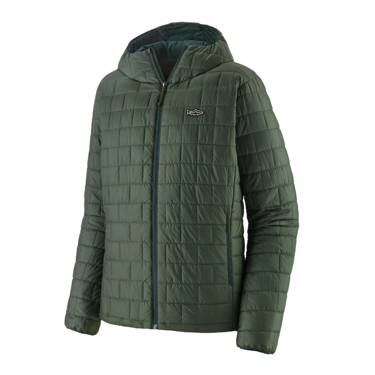 PATAGONIA MEN'S NANO PUFF FITZ ROY TROUT HOODY
