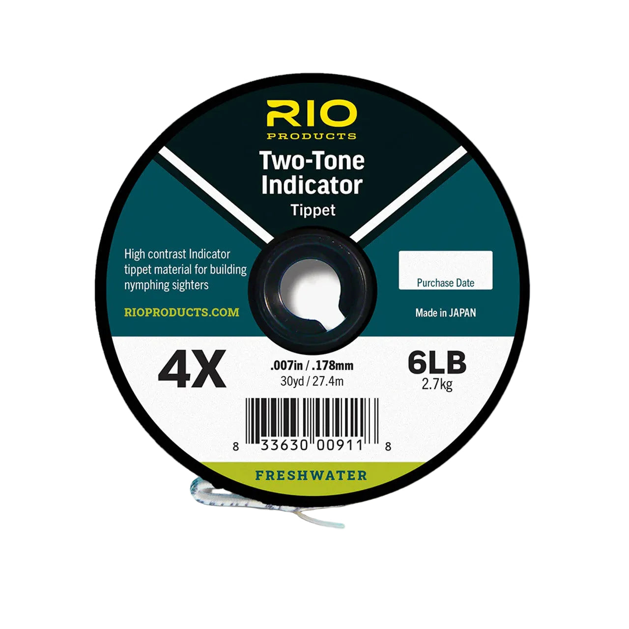 RIO TWO TONE INDICATOR TIPPET 100YD GUIDE SPOOL