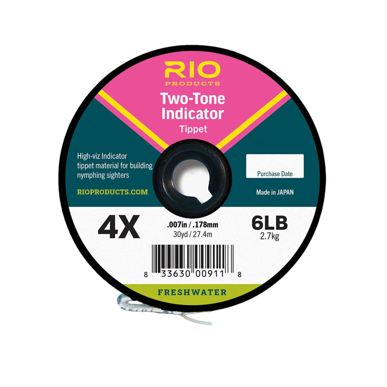 RIO TWO TONE INDICATOR TIPPET 100YD GUIDE SPOOL