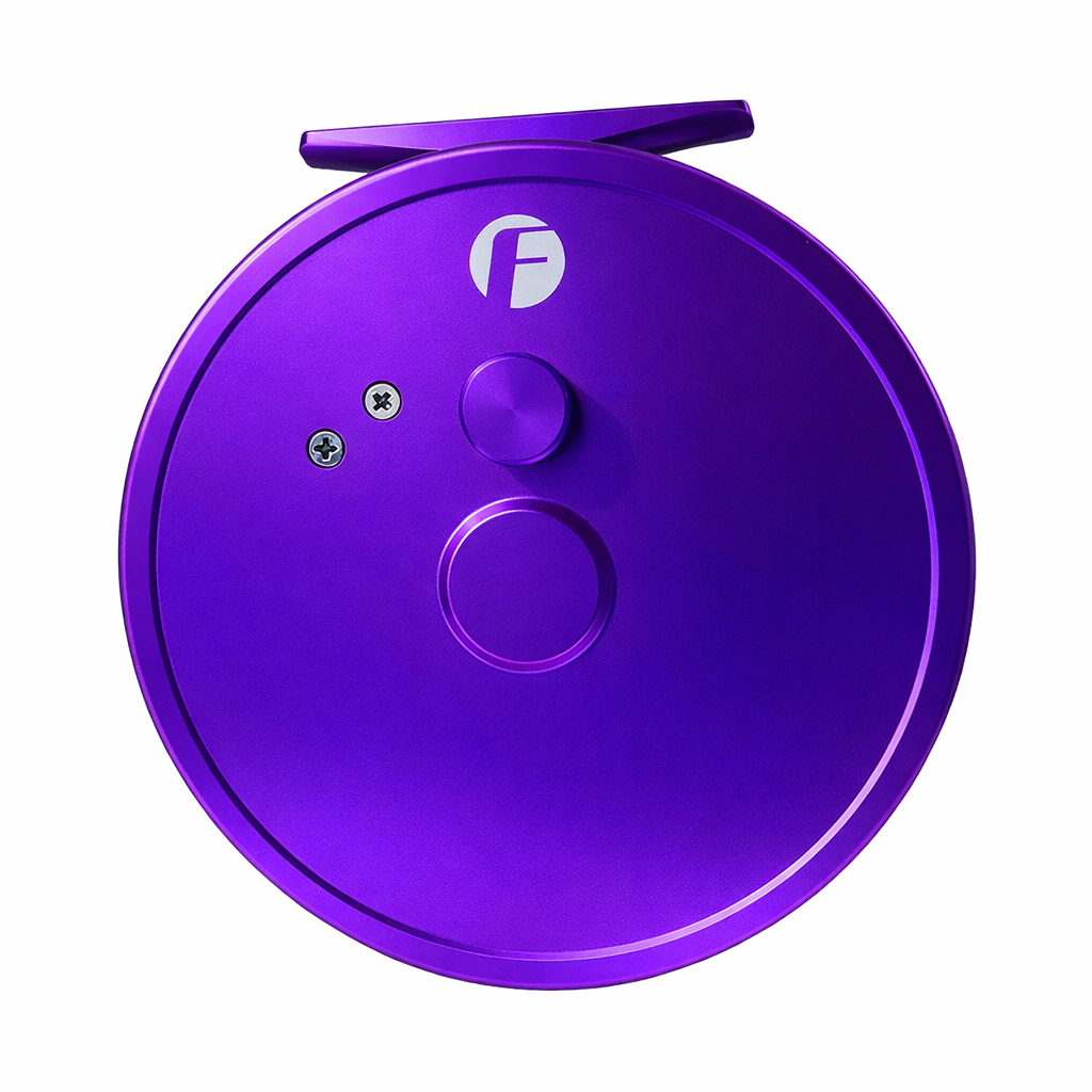 FORGED ATLAS CENTERPIN REEL PURPLE