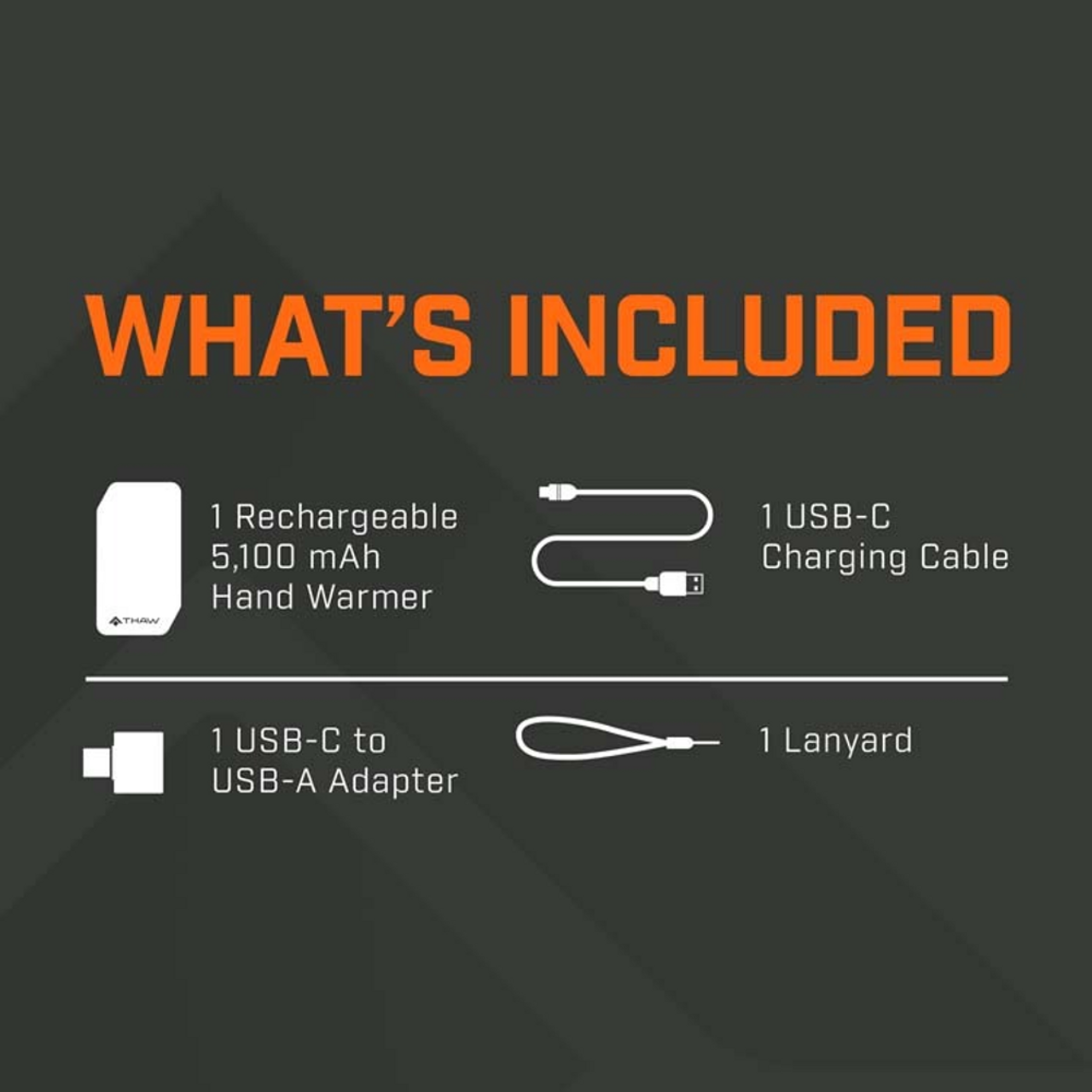 THAW 10K RECHARGEABLE HAND WARMER