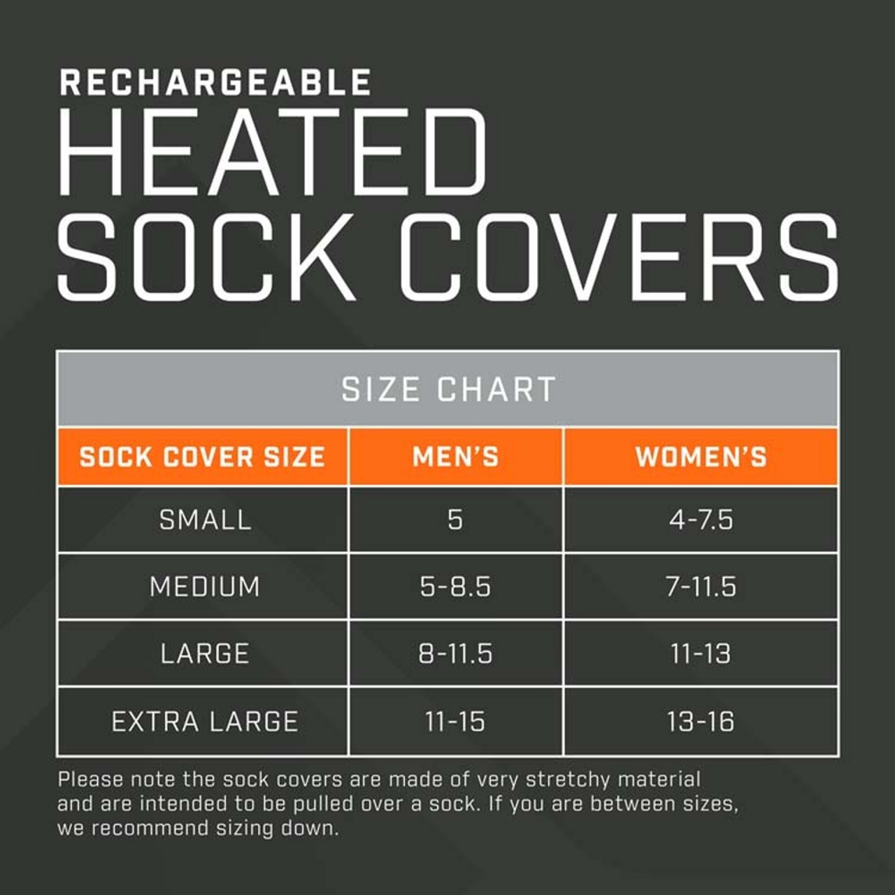 THAW HEATED SOCK COVER