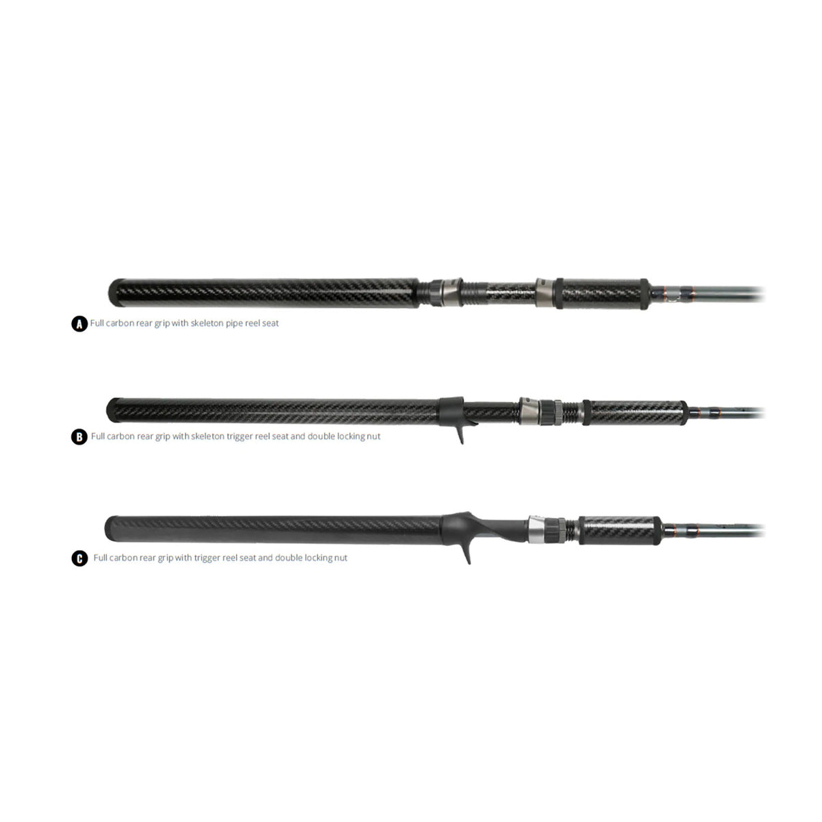 OKUMA SST CASTING ROD CARBON GRIP