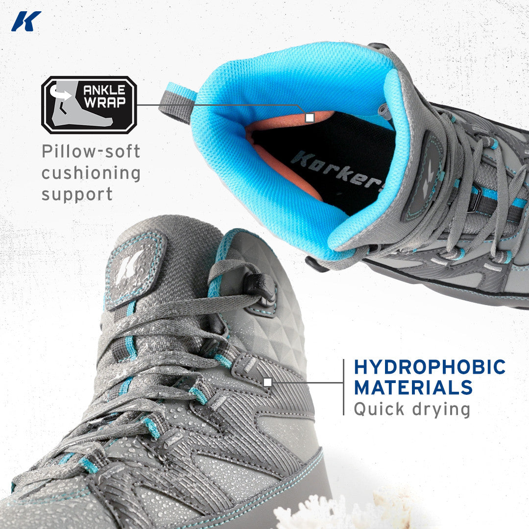 KORKERS WOMEN'S BANTAM LITE WADING BOOTS W/ FELT & KLING-ON SOLES