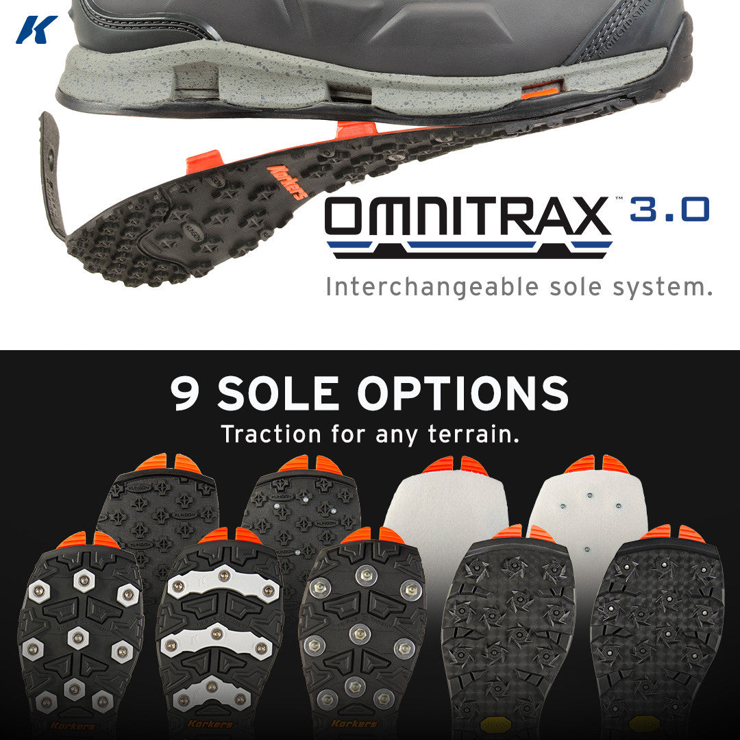 KORKERS WOMEN'S BANTAM LITE WADING BOOTS W/ FELT & KLING-ON SOLES