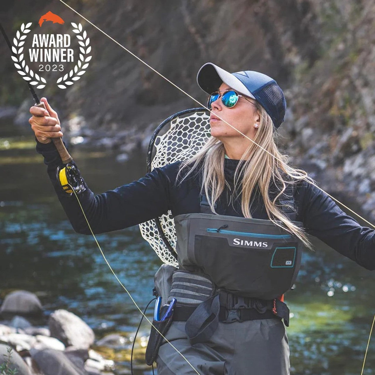 SIMMS WOMEN'S G3 GUIDE STOCKINGFOOT WADER