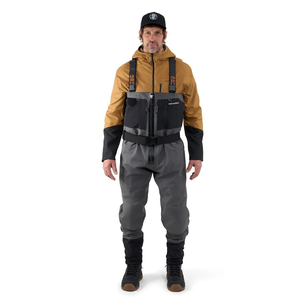 GRUNDENS MEN'S VECTOR ZIP STOCKINGFOOT WADER