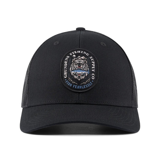 GRUNDENS LOGO ANCHOR WOOL TRUCKER