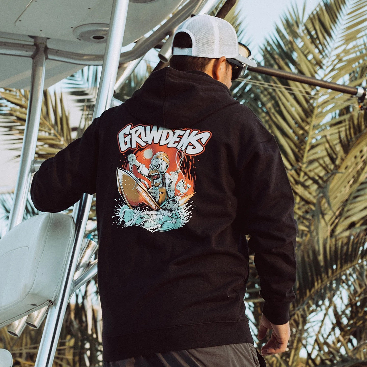 GRUNDENS HOT ROD FZ HOODIE