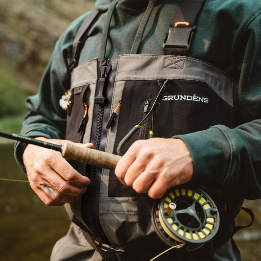 GRUNDENS MEN'S VECTOR ZIP STOCKINGFOOT WADER