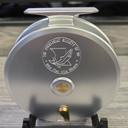 KINGPIN ZEPHYR 475 4 3/4" CENTERPIN FLOAT REEL STEELHEAD SOCIETY OF BC EDITION