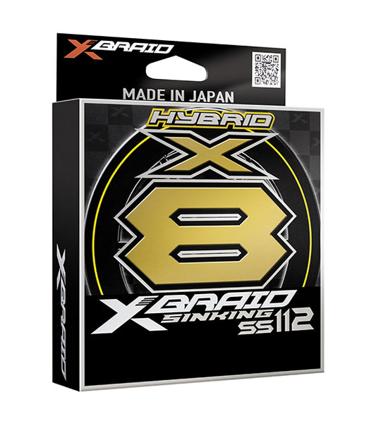 XBRAID SS112 SINKING BRAIDED LINE 165YD SPOOL