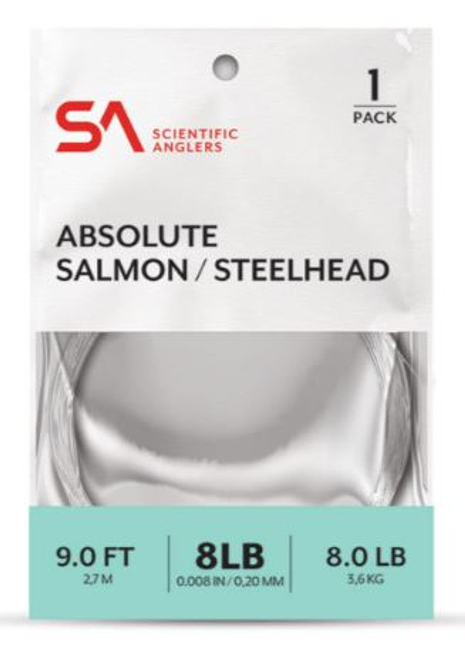 SA ABSOLUTE SALMON/STEELHEAD 9FT LEADER