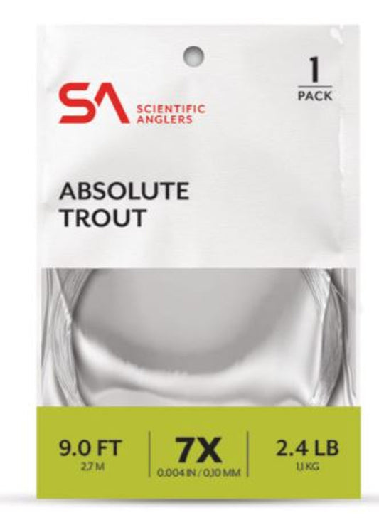 SA ABSOLUTE TROUT LEADER 1PK