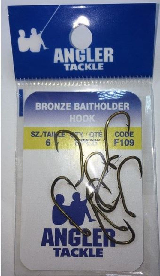 ANGLER BAITHOLDER HOOKS BRONZE