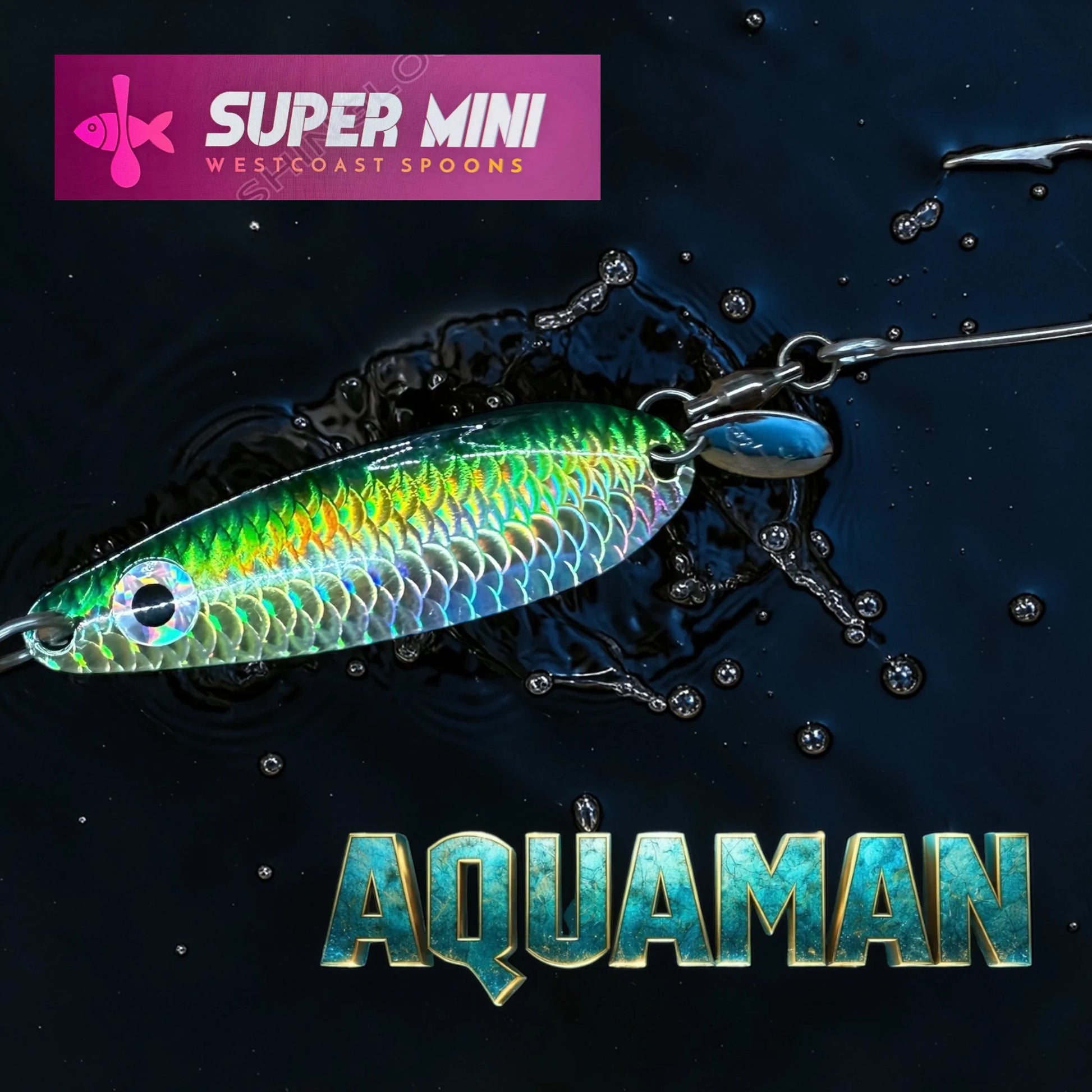 aqua spoon fishing lure minneapolis mn 44 Light Trolling A.J.'s Custom Products catching action and quality of all our spoons now has the incredible look of a live bait fish Westcoast Super Mini 2.0 Trolling
