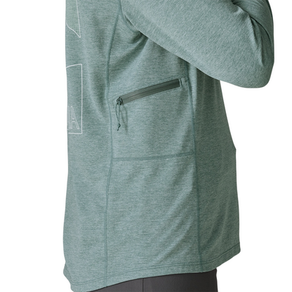 PATAGONIA W'S CAPILENE COOL SUN HOODY - PEAK VISIONS