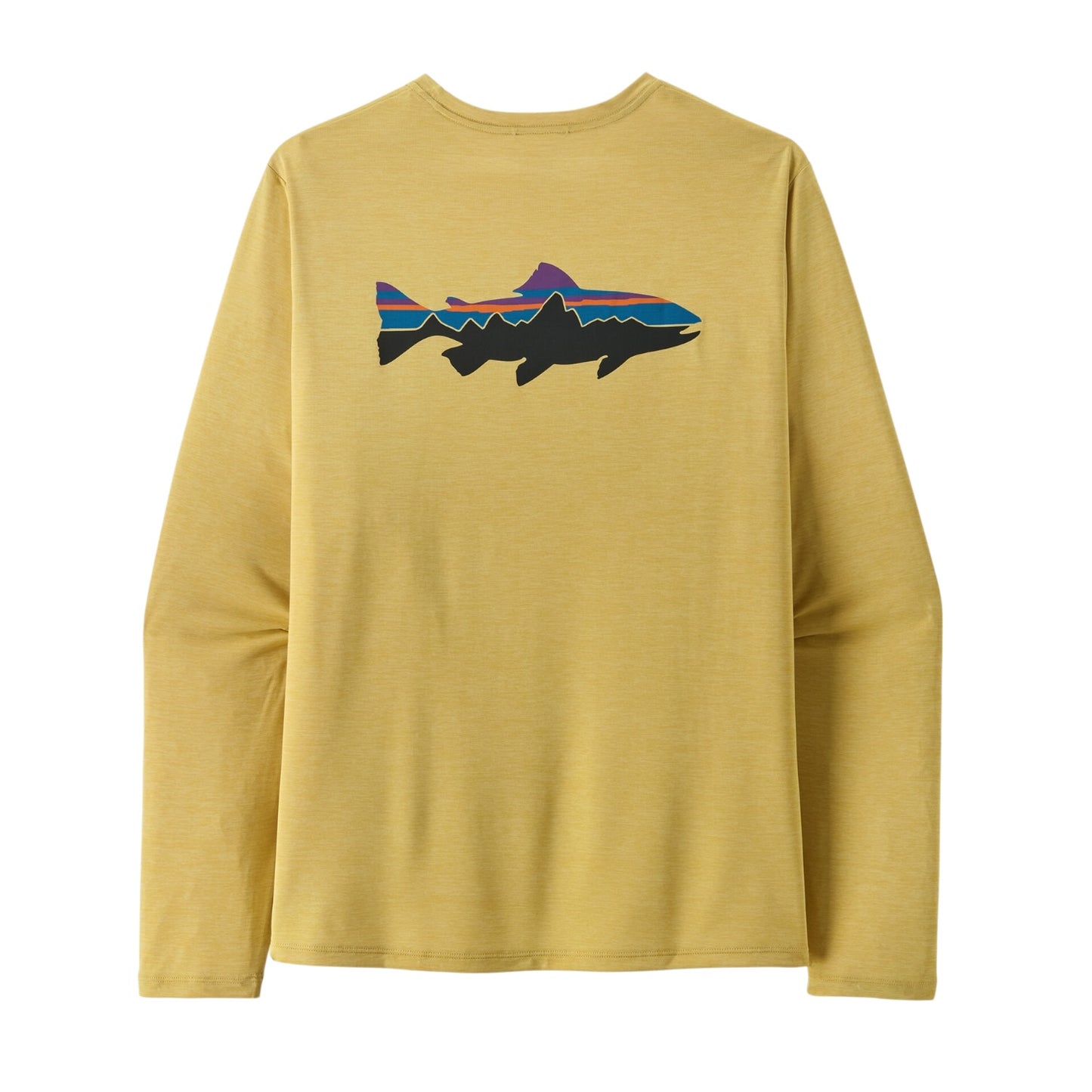 PATAGONIA MEN'S L/S CAPILENE COOL DAILY SHIRT - FITZ ROY TROUT