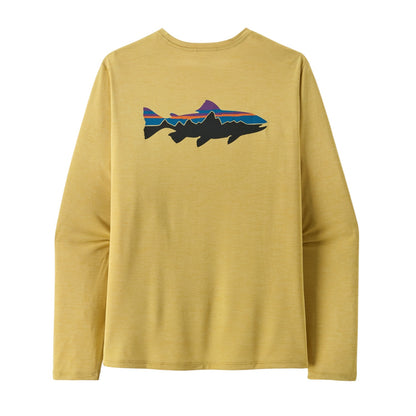 PATAGONIA MEN'S L/S CAPILENE COOL DAILY SHIRT - FITZ ROY TROUT