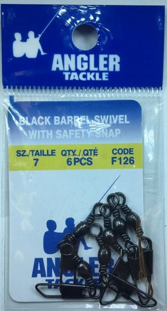 ANGLER BARREL SWIVEL WITH SNAP