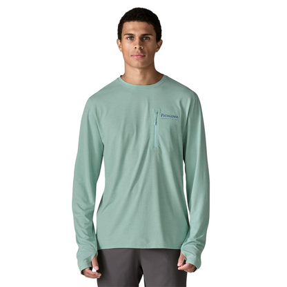 PATAGONIA M'S L/S CAPILENE COOL SUN SHIRT - WATER PEOPLE BANNER