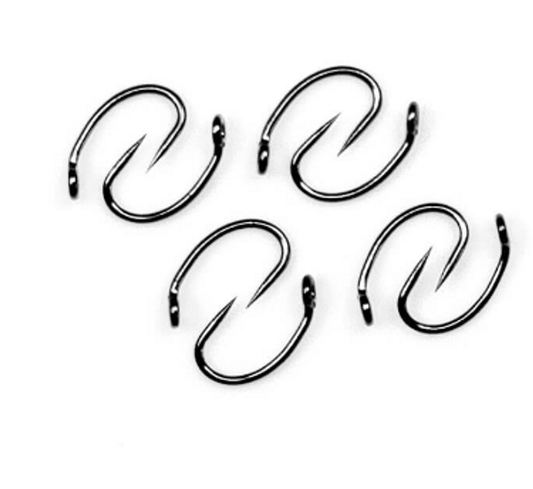 GAMAKATSU C12BM BARBLESS MIDGE LARGE EYE FLY HOOKS