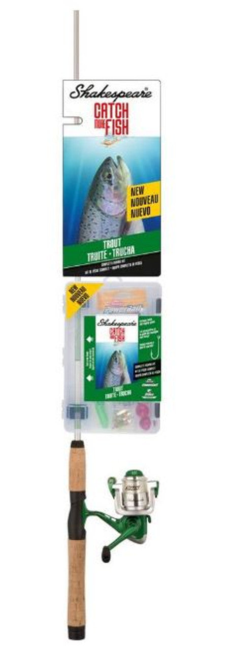 SHAKESPEARE CATCH MORE FISH SPINNING COMBO