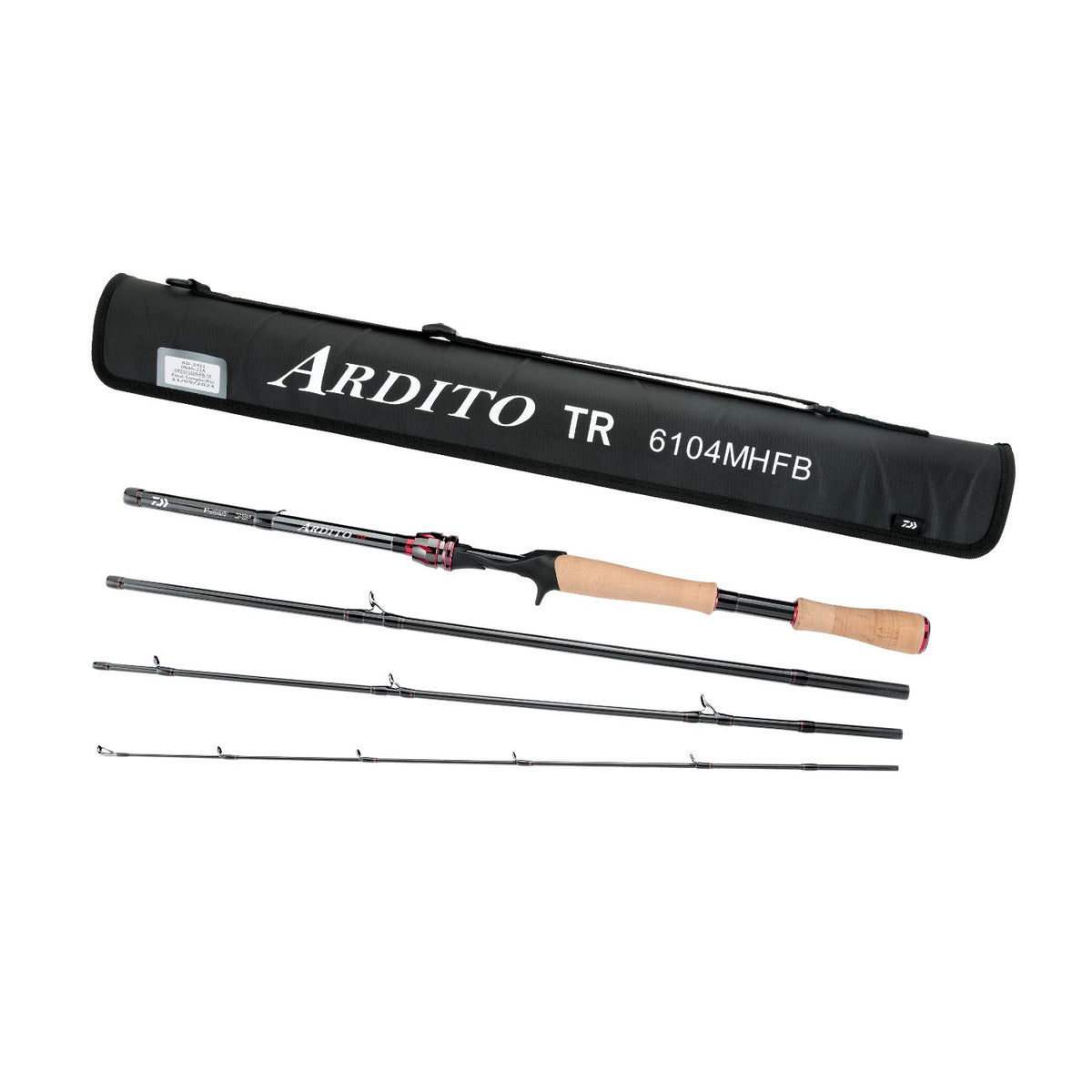 DAIWA ARDITO PREMIUM TRAVEL 4PC CASTING ROD