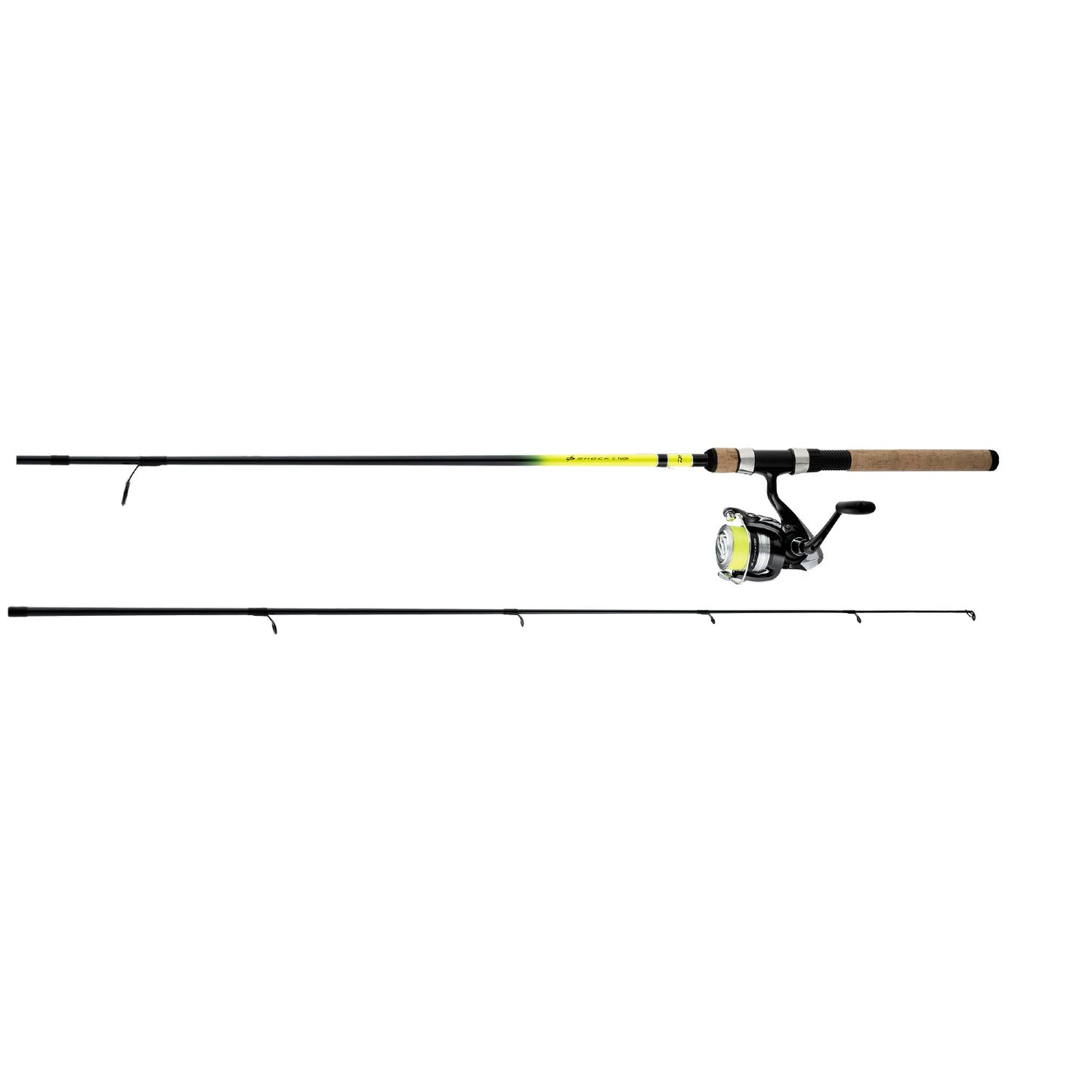 DAIWA D-SHOCK II - WITH BRAIDED LINE SPINNING COMBO