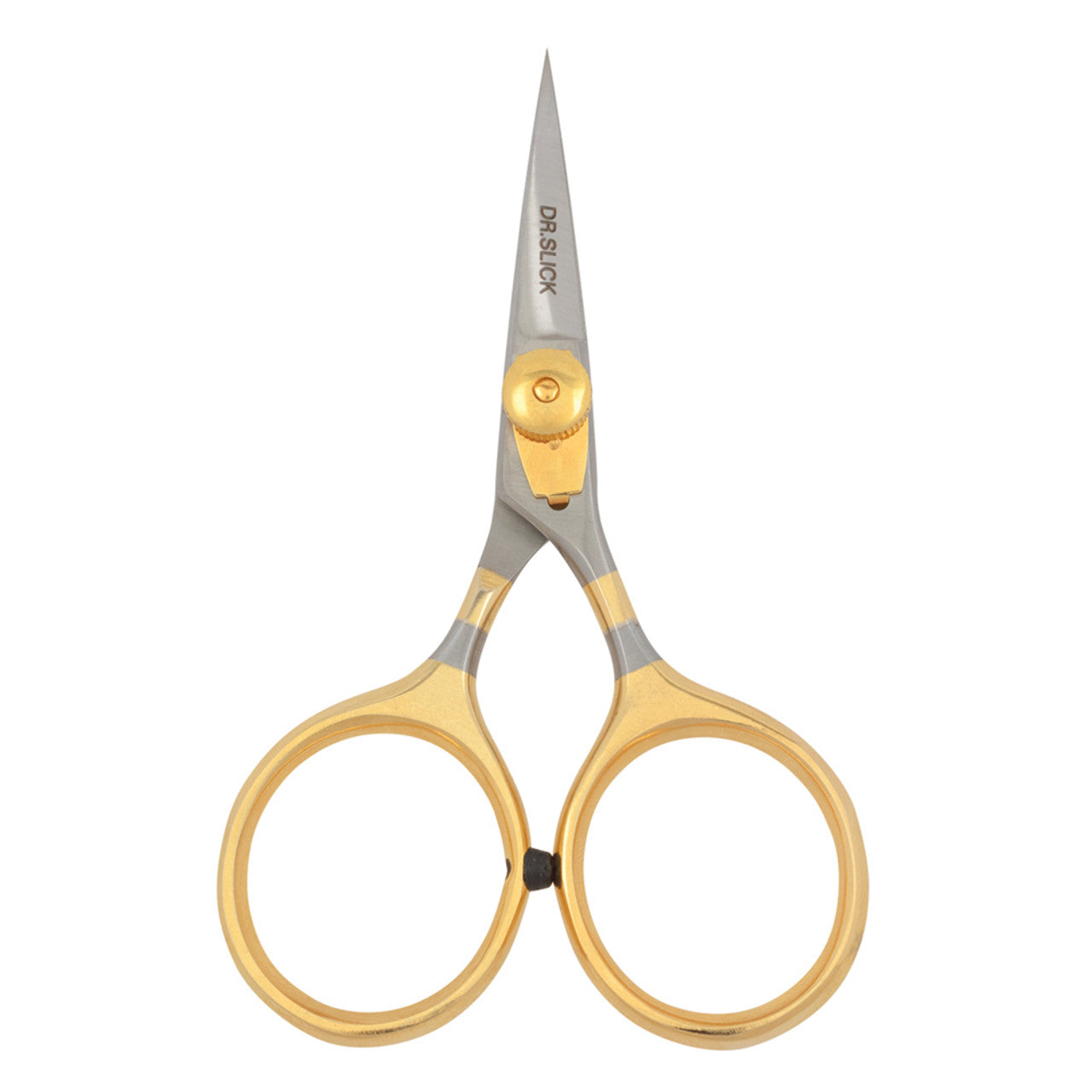 DR. SLICK RAZOR SCISSOR 4" GOLD LOOPS STRAIGHT