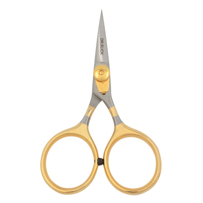 DR. SLICK RAZOR SCISSOR 4" GOLD LOOPS STRAIGHT