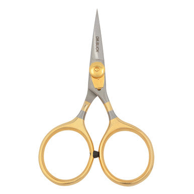 DR. SLICK RAZOR SCISSOR 4" GOLD LOOPS STRAIGHT