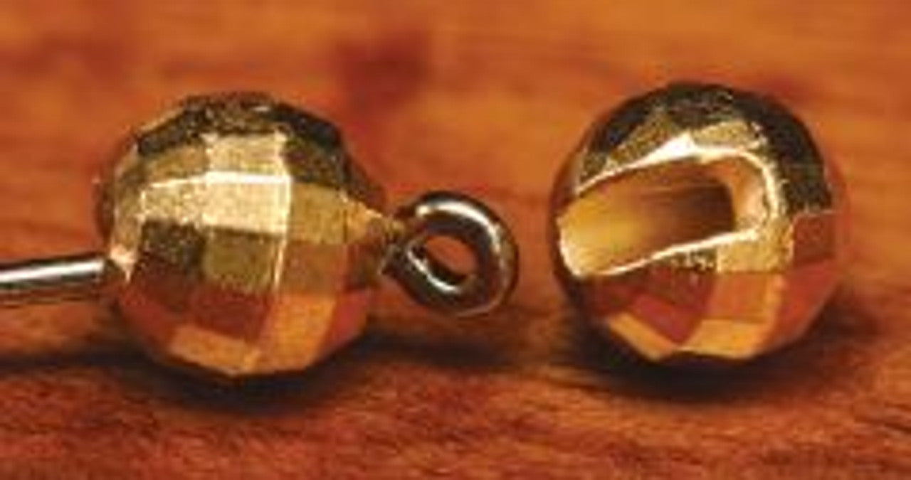 HARELINE FACETED SLOTTED TUNGSTEN GOLD