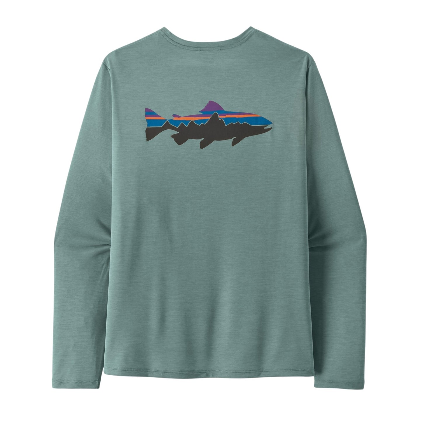 PATAGONIA MEN'S L/S CAPILENE COOL DAILY SHIRT - FITZ ROY TROUT