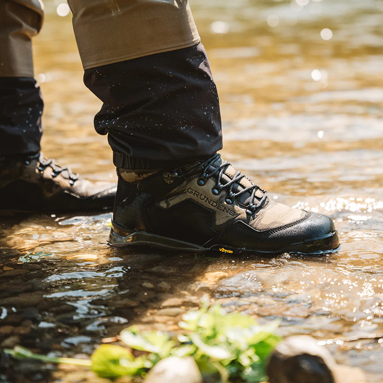 GRUNDENS M'S BANKSIDE WADING BOOT - VIBRAM