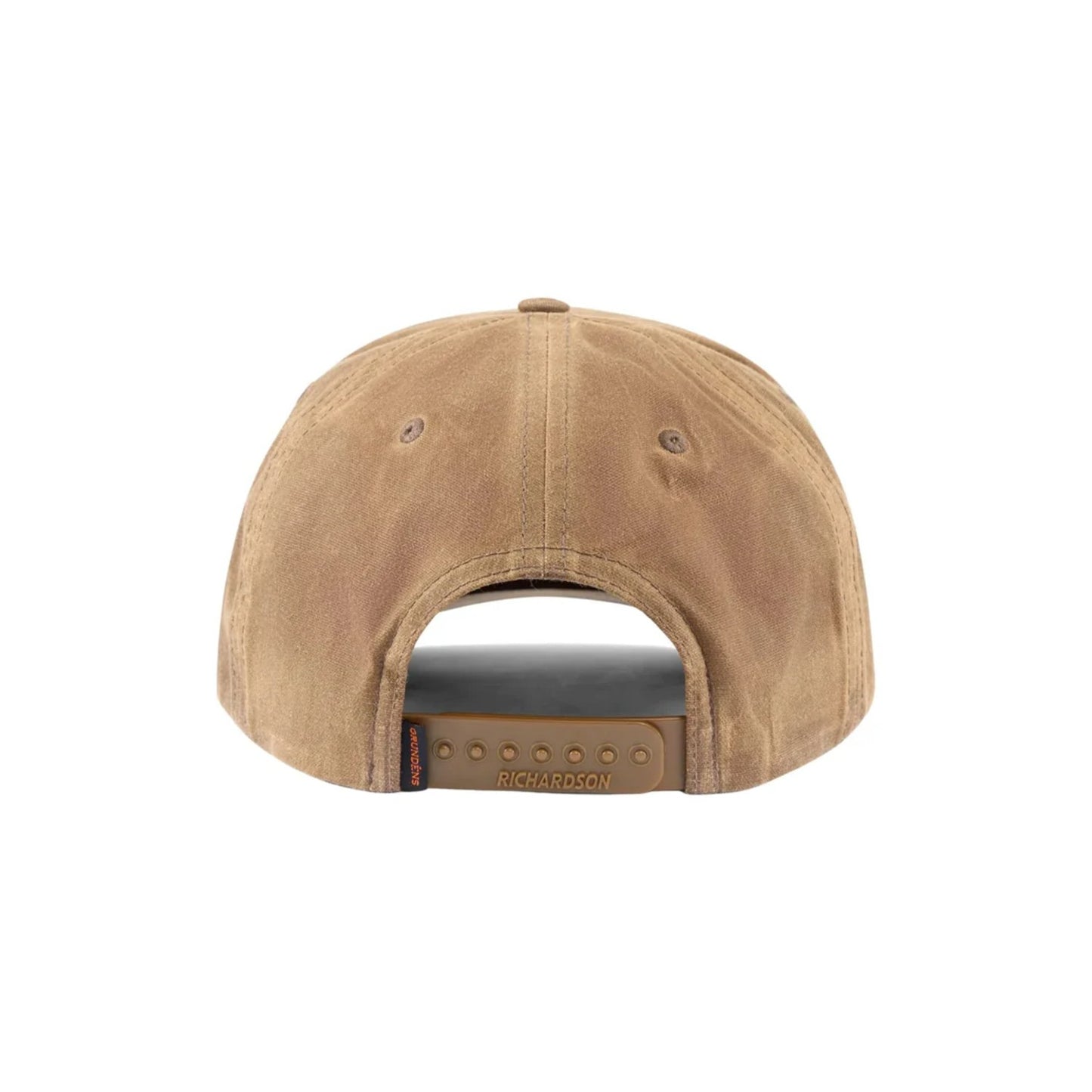 GRUNDENS WORDMARK WAXED TRUCKER HAT