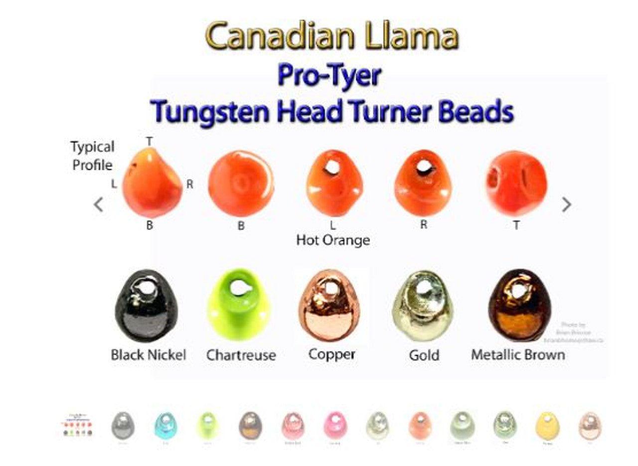 TUNGSTEN HEAD TURNER BEADS 20PK