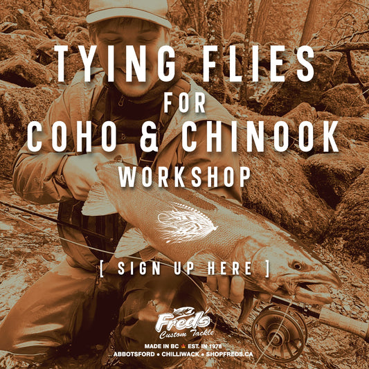 TYING FLIES FOR COHO AND CHINOOK WORKSHOP