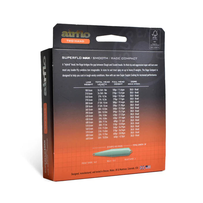 AIRFLO SUPERFLO MAX RAGE COMPACT SHOOTING HEAD