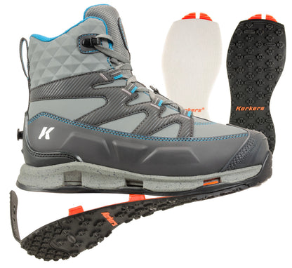 KORKERS WOMEN'S BANTAM LITE WADING BOOTS W/ FELT & KLING-ON SOLES
