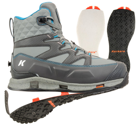 KORKERS WOMEN'S BANTAM LITE WADING BOOTS W/ FELT & KLING-ON SOLES