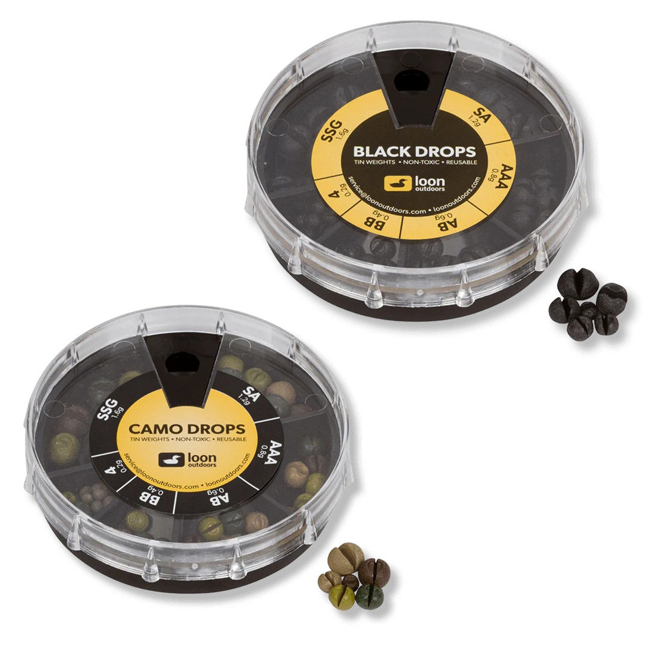 LOON TIN DROPS 6-DIVISION DIVIDER