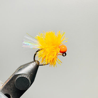 Neon Orange with orange tungsten bead