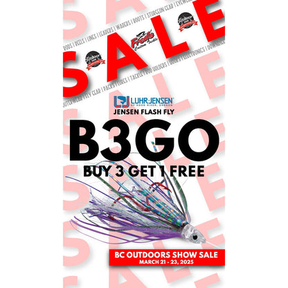 LUHR JENSEN FLASH FLY 2.5" UNRIGGED 3PK