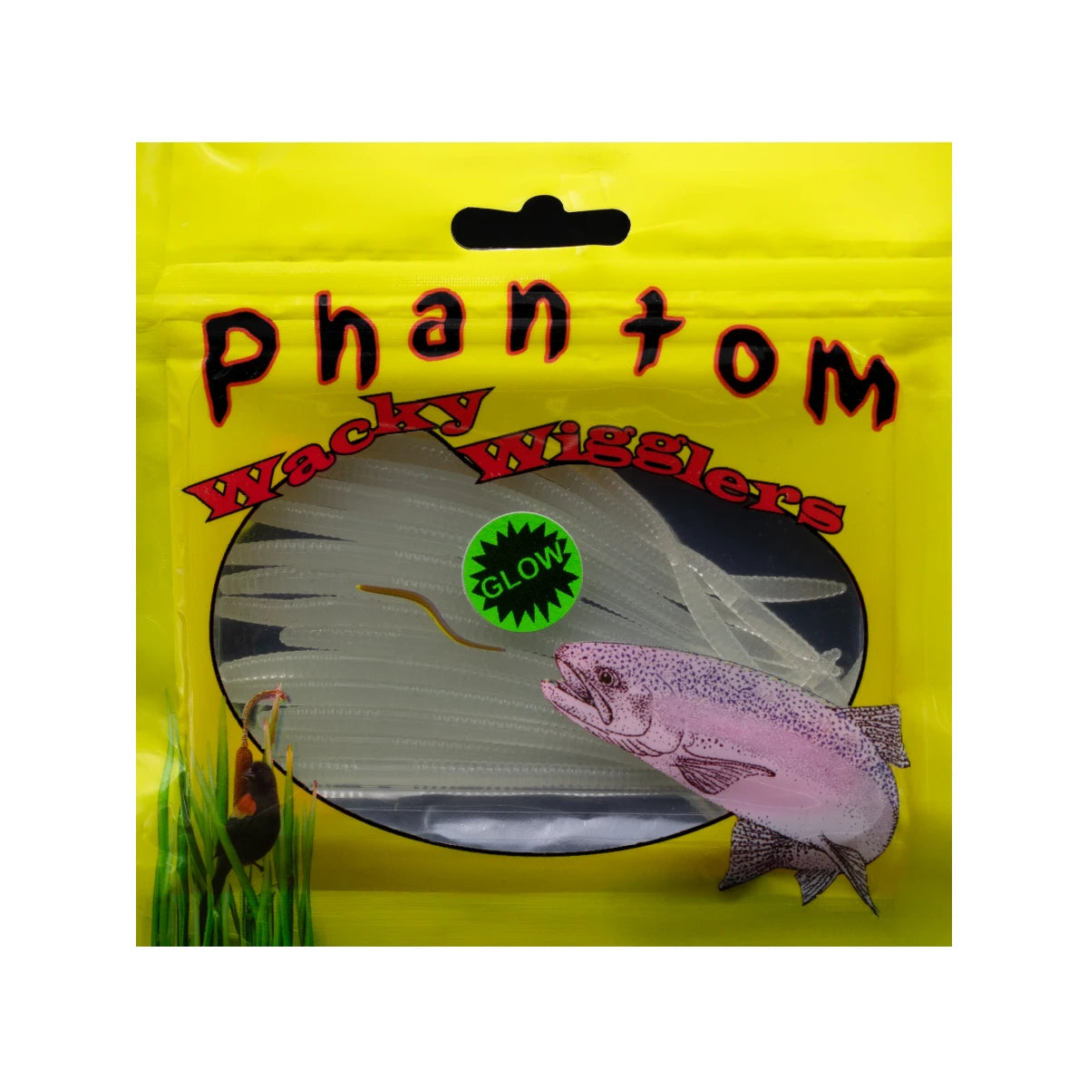 REDWING PHANTOM WACKY WIGGLERS FLAT TAIL 2.75" WORMS