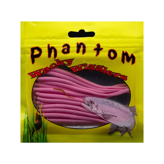 REDWING PHANTOM WACKY WIGGLERS FLAT TAIL 2.75" WORMS